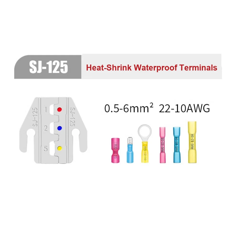 9-Zoll-Ratschenzange für Kabelverbinder, Set 03B/10N/10WF/35WF/2546B/03J/125, Multifunktionales Handcrimpwerkzeug – Detail 10
