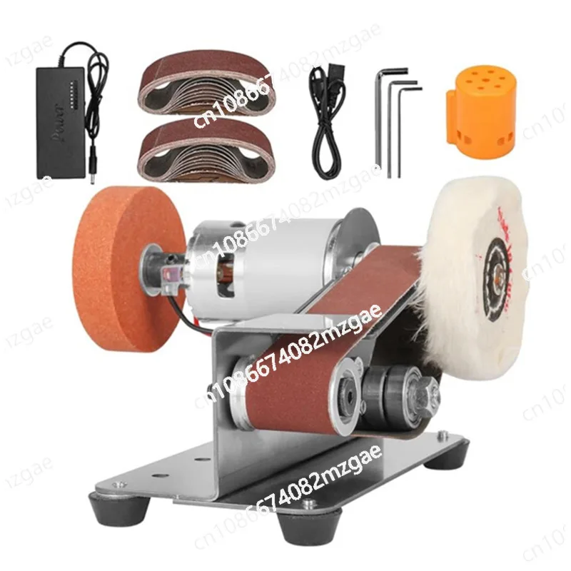 

Микро многофункциональный маленький мини-электрический ленточный шлифовальный станок, полировальный станок, деревообрабатывающий шлифовальный заточный нож