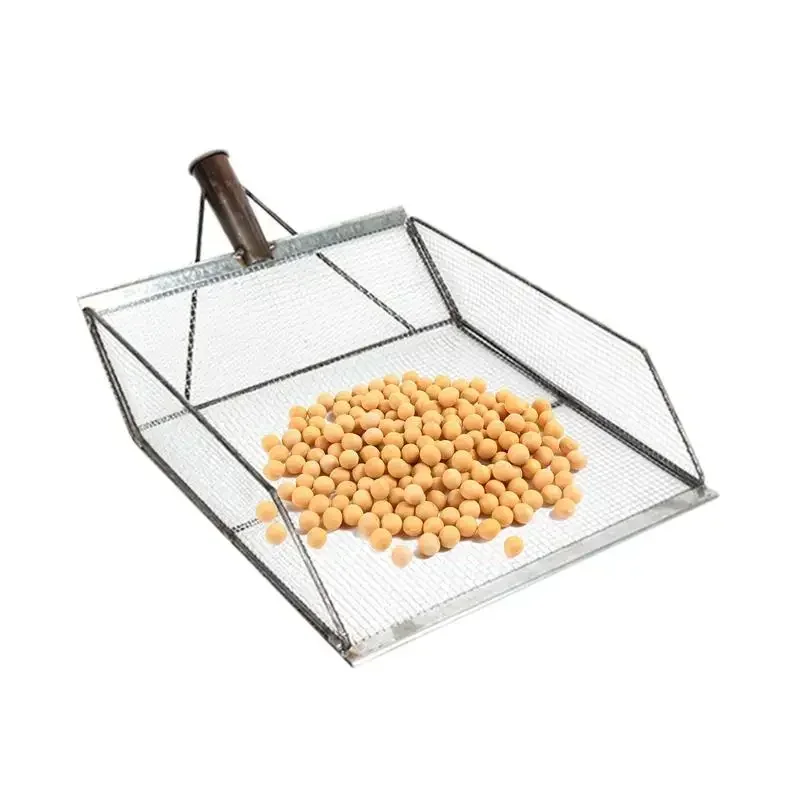 Tamis à Sable Robuste en Acier Inoxydable, Pelle avec Poignée Facile à Transformer, Passoire de Récolte Ergonomique Multifonctionnelle, Utilisation en Jardin