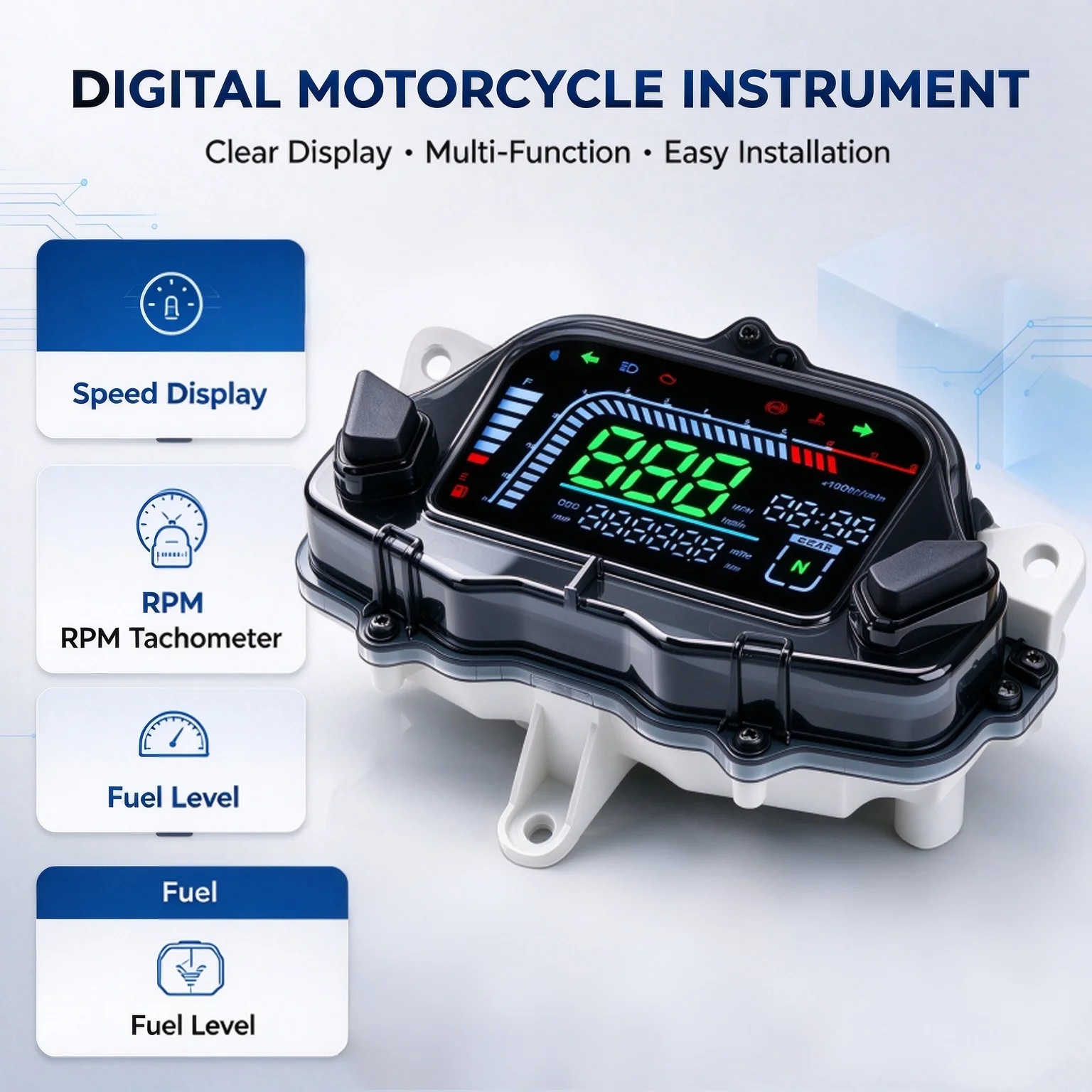 Digital Motorcycle Speedometer Tachometer For Honda CG Titan 160 Blackout 2018 Until 2020 Panel Bestseller in Brazil