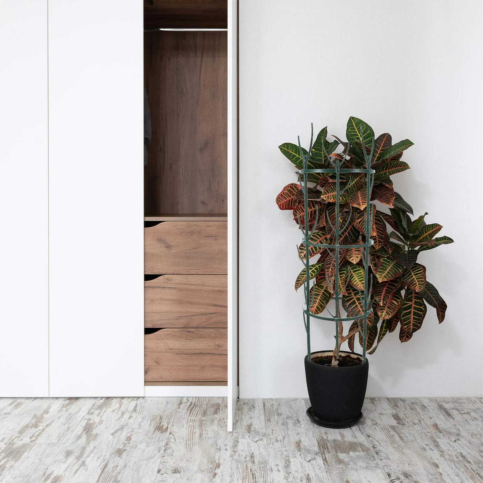 

Plant Trellis Detachable 3 Tiers Stackable Climbing Plants Support Rack Garden Indoor Outdoor Plant Climbing Stand