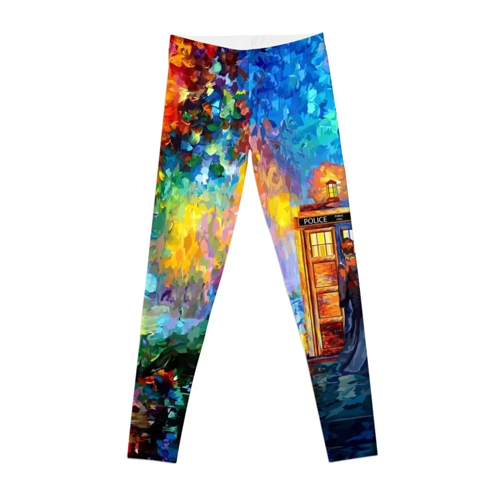 

Mysterious Man at beautiful Rainbow Place Leggings trousers sports for Womens Leggings