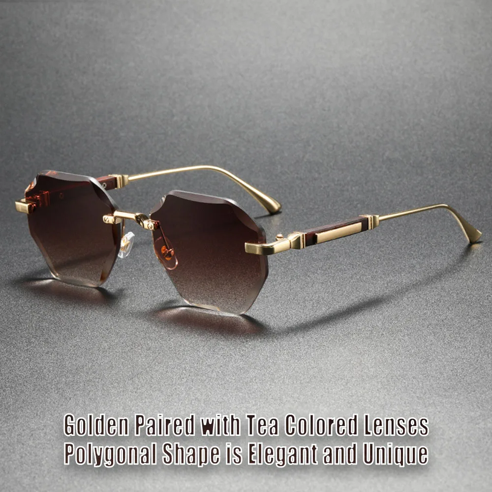 

Новые модные солнцезащитные очки унисекс без оправы 2025 года, универсальные, с защитой UV400, для активного отдыха и вождения, трендовые, модель C8880-1