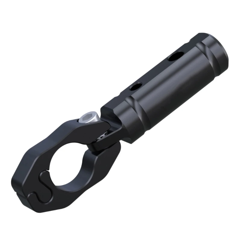 M76E Motorcycle Handlebar Extension Mount 22 mm, Aluminum Accessory Bar for Phone Navigation Bracket, Camera Support, and