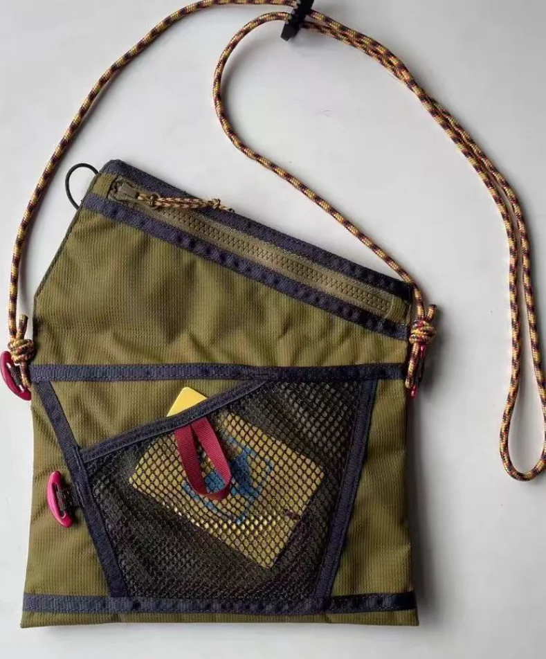 

Сверхлегкая унисекс сумка через плечо, полая сетка контрастного цвета, мужская дорожная сумка-мессенджер для верховой езды, женские водонепроницаемые сумки на слинге