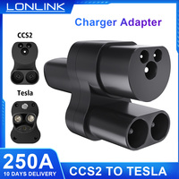 LONLINK CCS2 to Tesla EV Charger Adapter 250A 1000V Electric Vehicle DC Charging Station CCS2 To Tesla Convertor dc combo 2