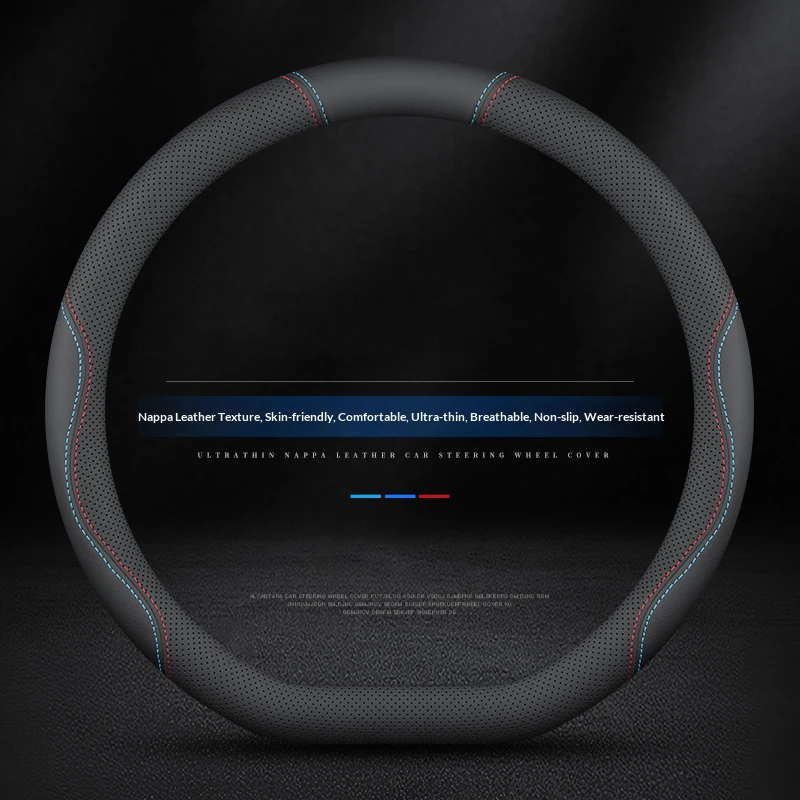 For Opel OPCline Astra Corsa Grandland Insignia Mokka Vectra GTC Tigra Leather Anti-slip Car Steering Wheel Cover Accessories - view 6