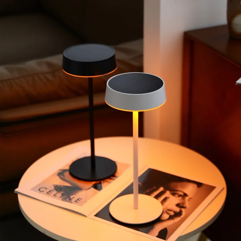 Solar Charging Floor Lamps Long Endurance Night Light Dining Table Camping Outdoor Indoor Atmosphere Decoration LED Desk Lights