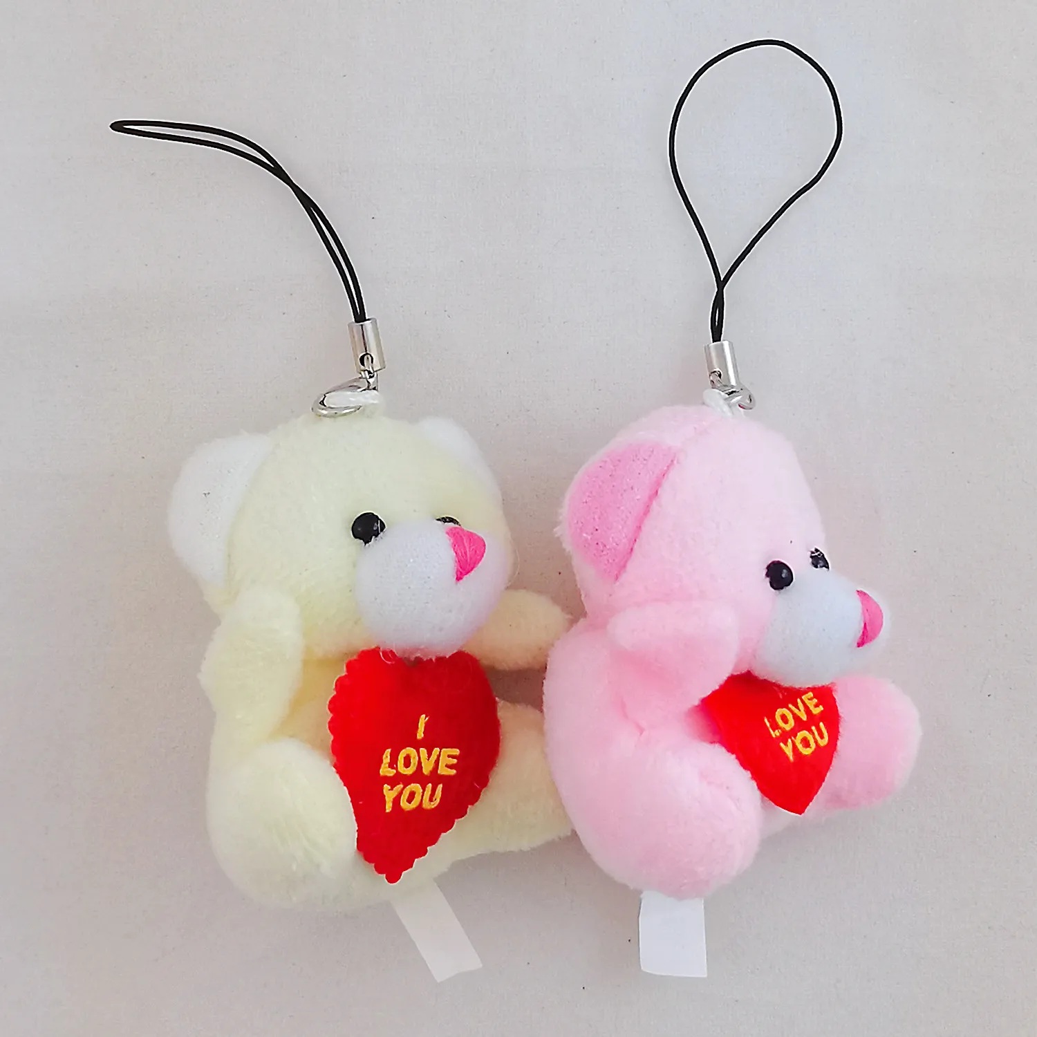 Plush Toy Teddy Bear Doll Love Heart Accessories Bag Pendant Stuffed Valentine Wedding Souvenir Gifts 8#