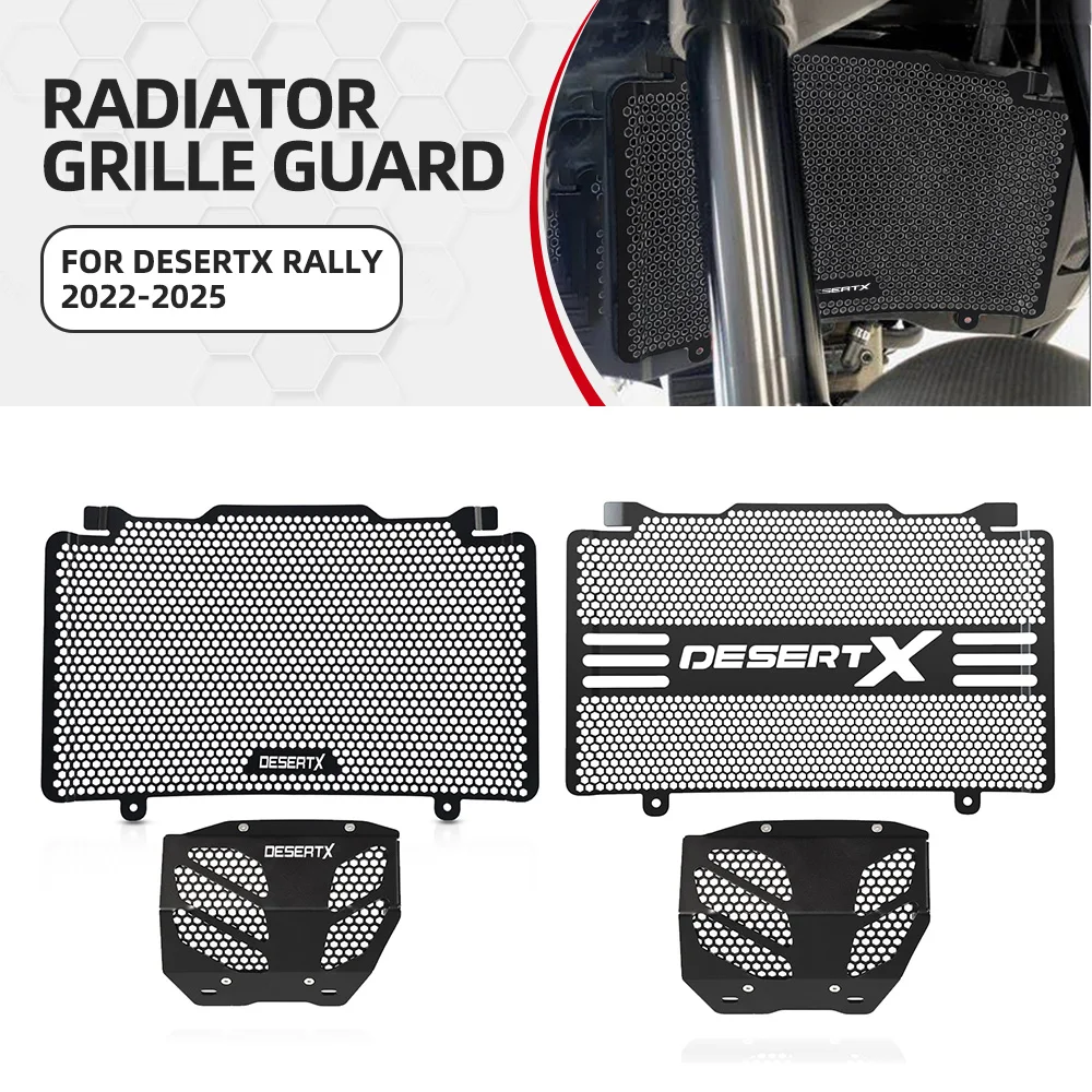 

Motorcycle Accessorie Engine Guard Protector For Ducati DesertX Rally 2022 2023 2024 2025 Radiator Grille Guard Cover Protection