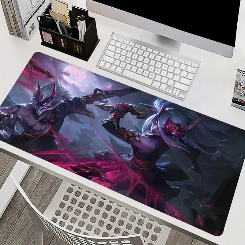 Katarina League Of Legends Mouse Pad PC Kawaii Accessories Game Cabinet Mousepad Laptop Anime Gaming XXL Desk Mat 900x400 Carpet