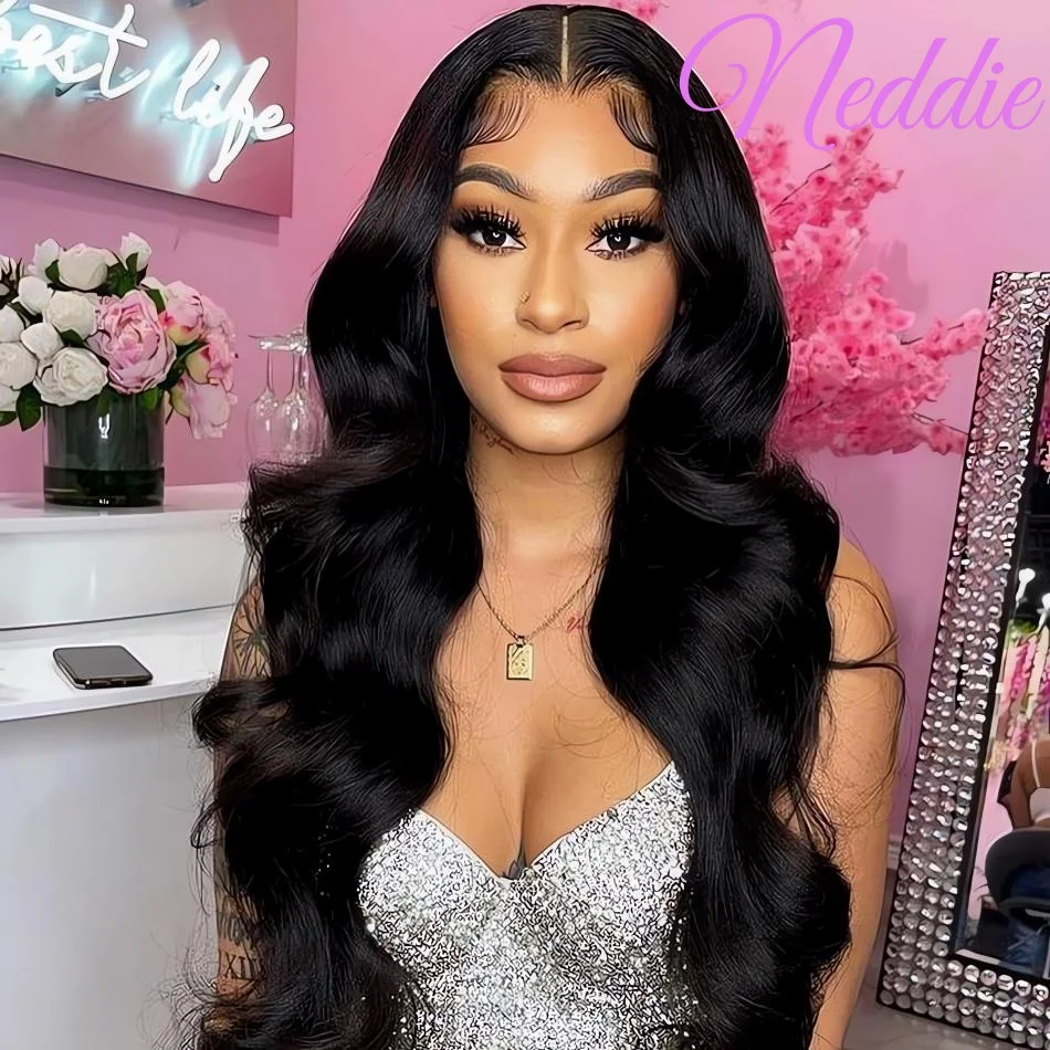 

Body Wave Lace Frontal Wig 40 Inch PrePlucked Brazilian Cheap Wigs On Sale Clearance HD Transparent Human Hair For Women Choice