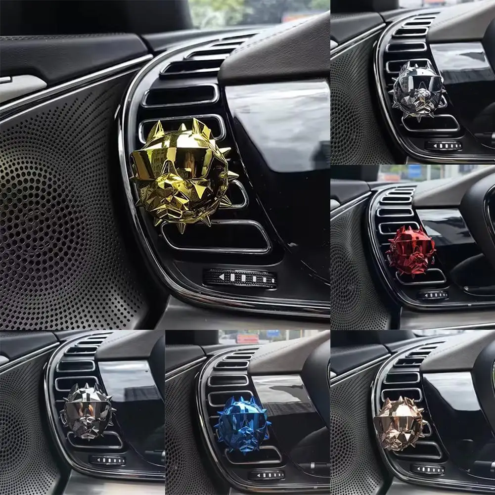 

Car Bully Dog Aromatherapy Car Perfume Air Freshener Diffuser Bulldog Car Geur Fragrance Scent Parfum Clip Auto Decoration M1Z9