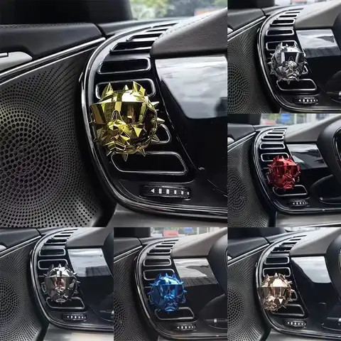 불독 차량용 아로마테라피 향수 디퓨저 차량용 방향제 클립 자동차 장식 M1Z9