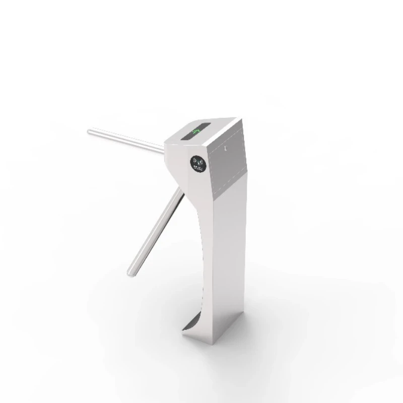Access Vertical Slim Design Access Control Gate Semi Automatic Code Tripod Turnstile Gate