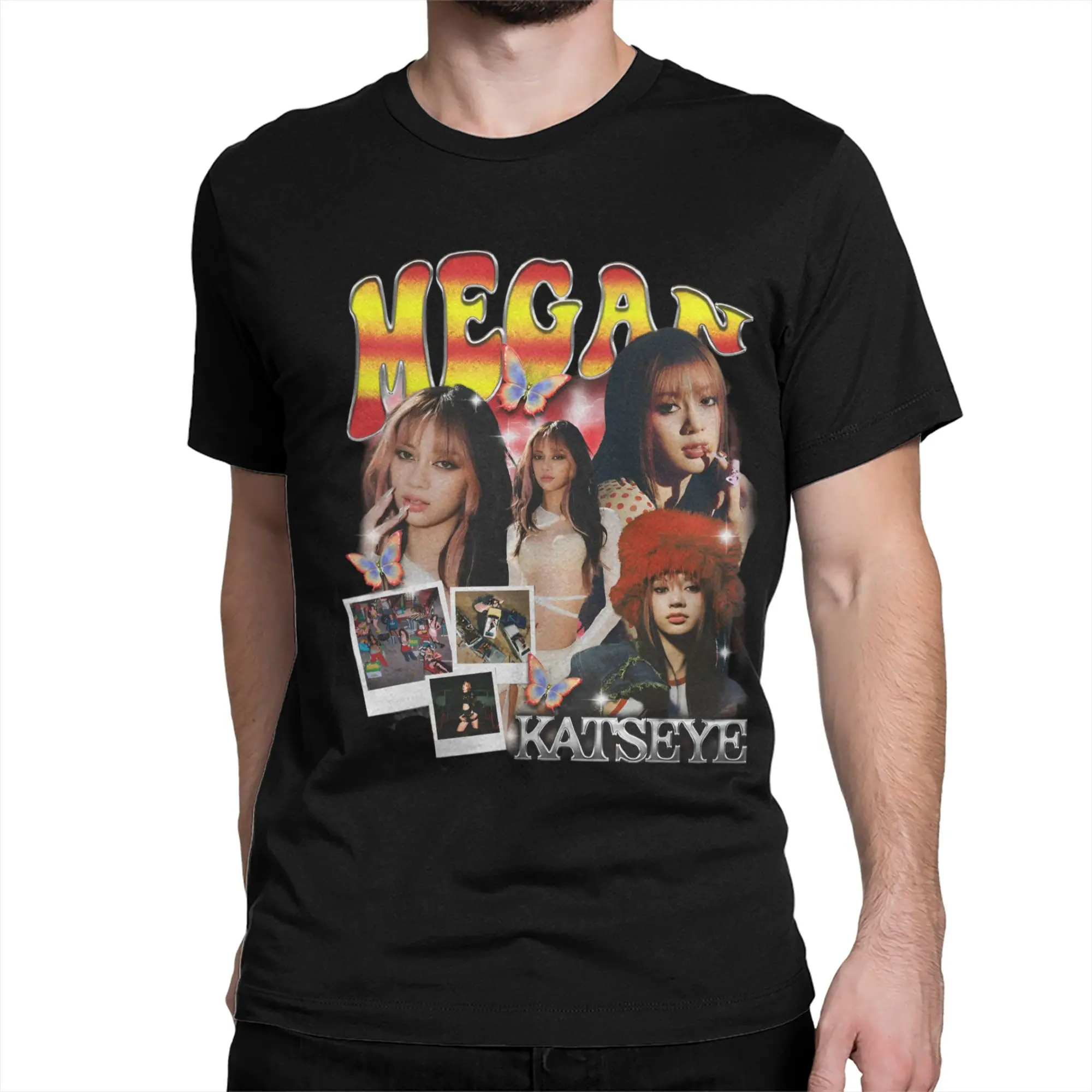 Megan Katseye Gnarly T Shirts for Men Women Pure Cotton Vintage T-Shirt Soft is Strong Album Tees Short Sleeve Clothing Gift