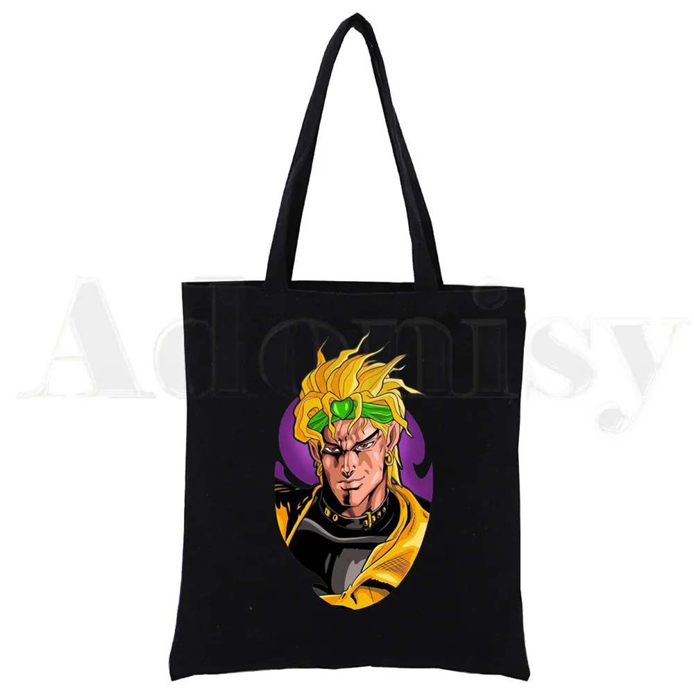 Jojo Bizarre Adventure Jojo Graphic Kujo Jotaro Large Capacity Storage Handbag Shoulder Bag Tote Reusable Student Bookbag