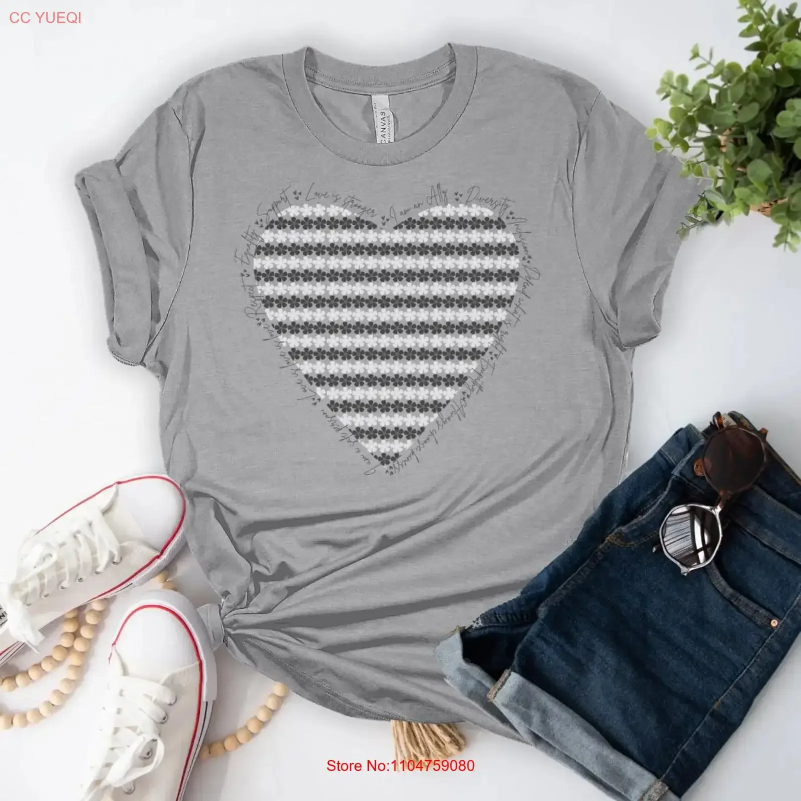 Subtle Ally T Shirt for LGBTQ Support Transgender Allyship Inclusion Inspirational Idea Mom Feminist Teacher Nurse vintage