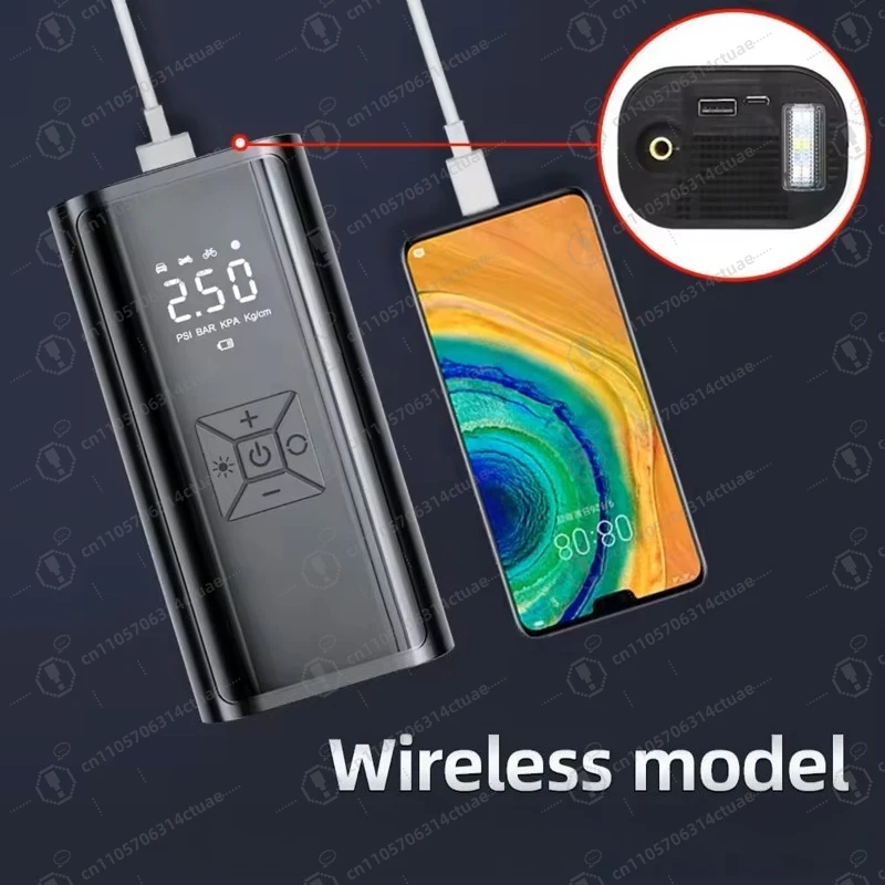 ضاغط هواء محمول هادئ، مضخة هواء سريعة التضخم، مناسبة لجميع أنواع المركبات والكرات الرياضية - هواء يجب اقتناؤه