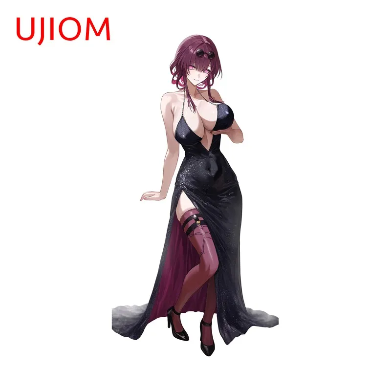 UJIOM Seductive Honkai Star Rail Kafka Wall Sticker Purple Style Creative Graphics Decal Vinyl Kitchen Cupboard Decoration