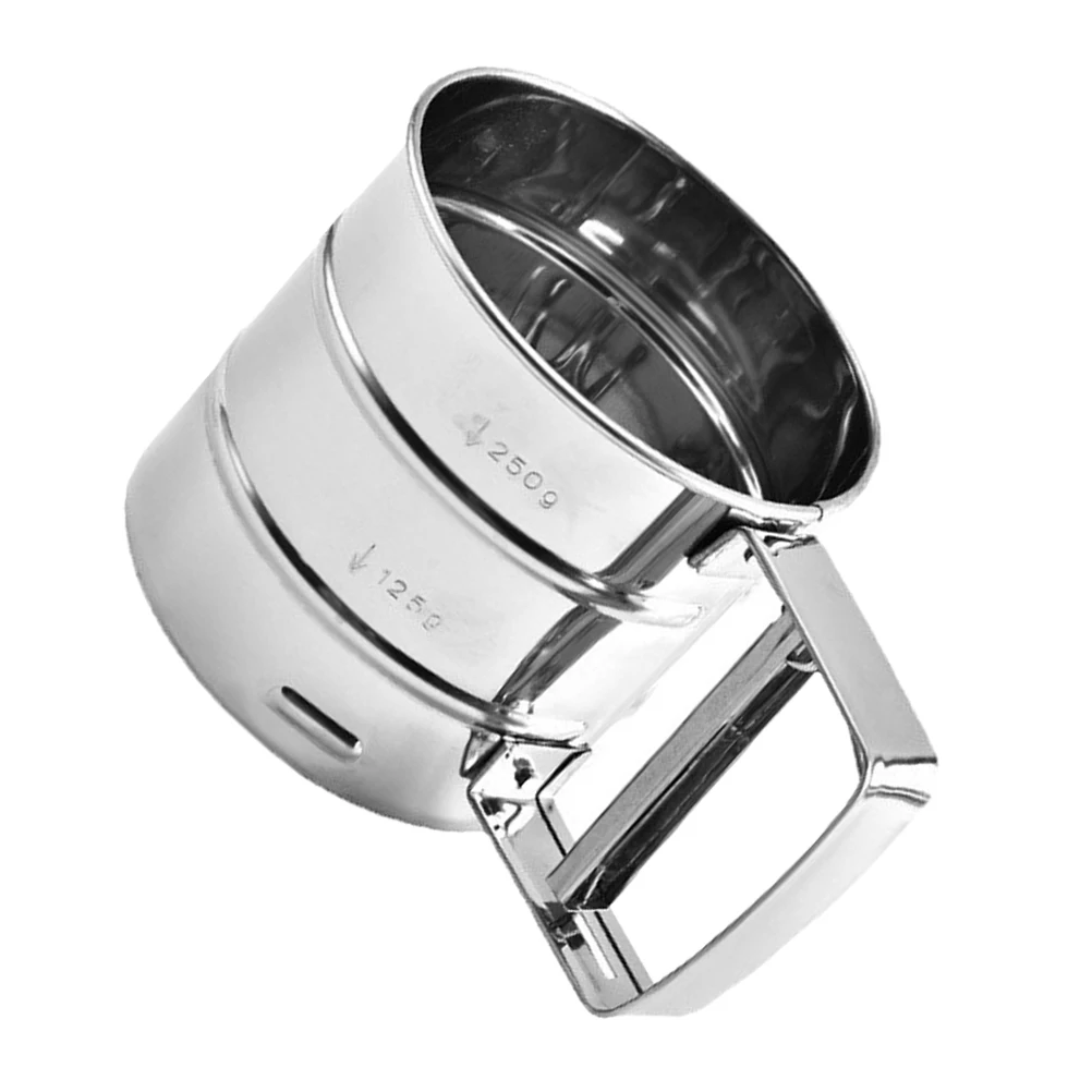 

Stainless Steel Flour Sifter Sieve for Baking Powder Super Fine Portable Handle Tool Kitchen Accessories Baking Mold