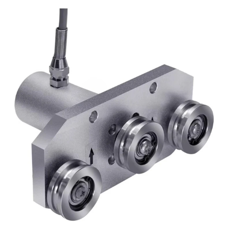 High Precision Three Pulley Tension Sensor Customizable Wire Rope Cable Cloth Wire Tension Measurement Device