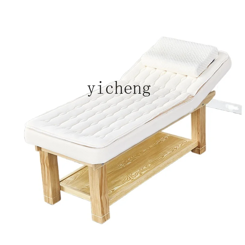 

ZWS. Solid wood latex beauty salon special tattoo embroidery eyelash bed massage physiotherapy bed