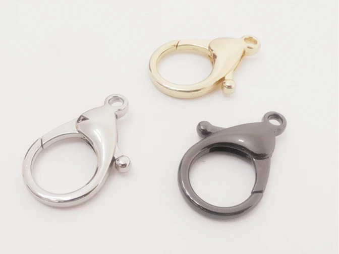 

Bag Accessories Purse Swivel Hook Leather Handbag Dog Clasps Chain Snap High Quality Hardware Supply Inner 1/8 Inch 4pcs HK-042