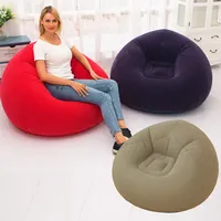 Modern Simple Style Inflatable PVC Small Household Single Person Sofa Lazy Sofa Casual Entertainment Wholesale From China