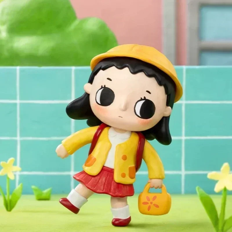 POP MART Nyota Chibi Maruko Chan Serie Desktop-Puppe Mystery Box Überraschungstüte Ornament Figuren Wohndekoration Mystery Spielzeugbox