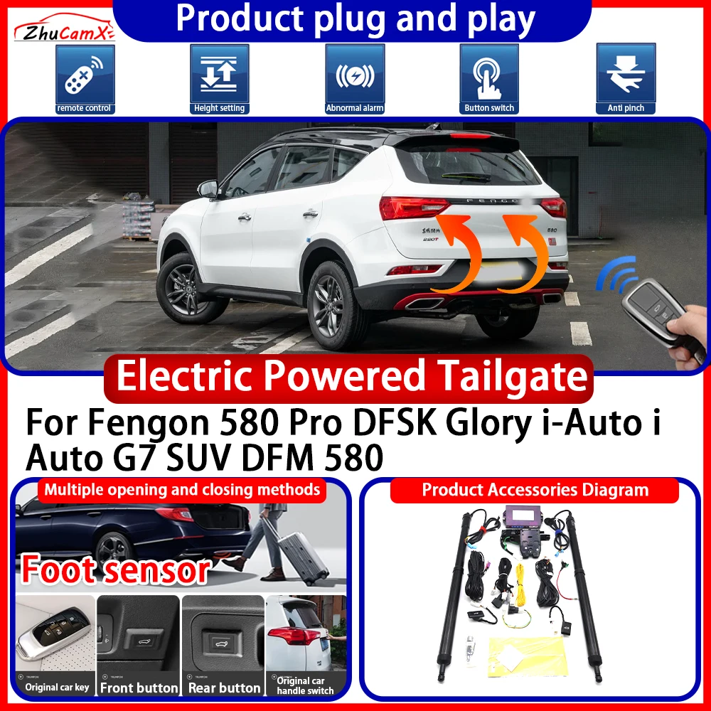 Powered Tailgate for Fengon 580 Pro DFSK Glory i-Auto i Auto G7 SUV DFM 58anti pinch Smart Intelligent Control Gate Lift Kit