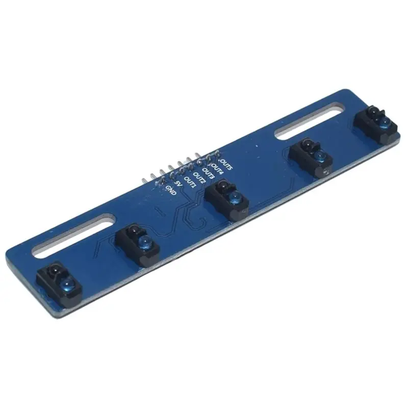 High Precision Auto Following 5 Channel Infrared Reflective Sensor TCRT5000 5 Channel Line Tracking Sensor Module