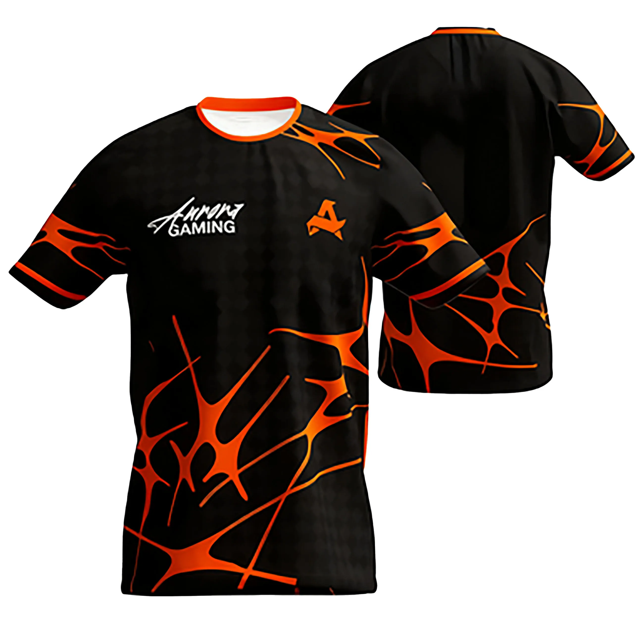 زي صيفي للرياضات الإلكترونية من Aurora Gaming - تي شيرت تدريب رسمي CS2 ESL Pro League |   قميص علوي عالي الأداء وجيد التهوية للاعب