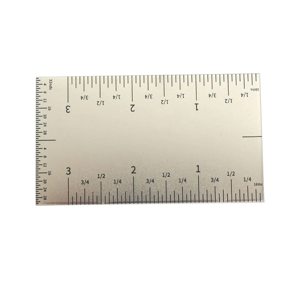 Pocket Measuring Tool Square Edge Ruler Compact Ruler For Corner Alignment Pocket Rule Lightweight Portable Design