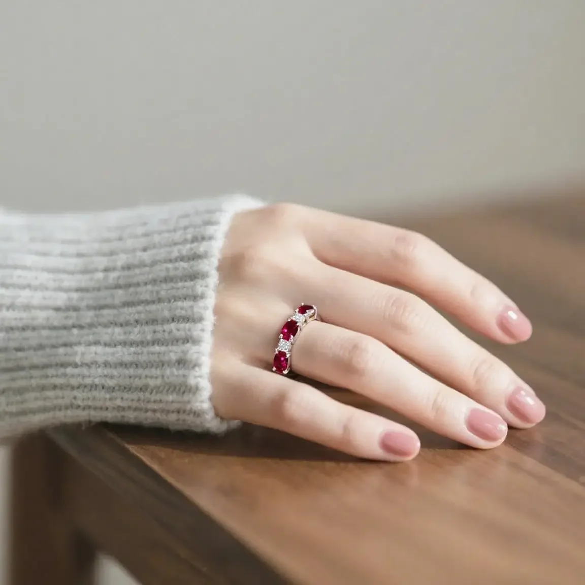 خواتم جوهرة الميلاد من الفضة الإسترليني عيار 925 للنساء - مقاس قابل للتعديل مجوهرات نسائية هدايا عيد ميلاد لصديقتك والزوجة والأم