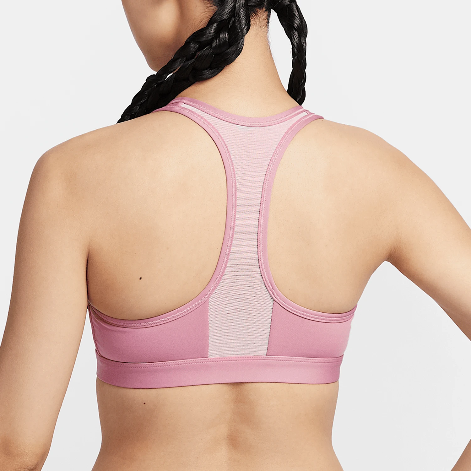 Nike Genuine Swoosh Women's Medium Strength Support Front Zipper Underwear FN2732-699