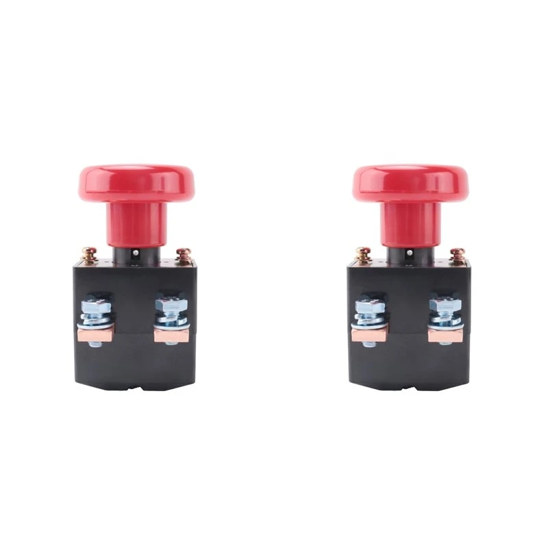 2X ED250(CZK250)48V Emergency Disconnecting Switch Push Button Switch For Car Automobile Vehicle