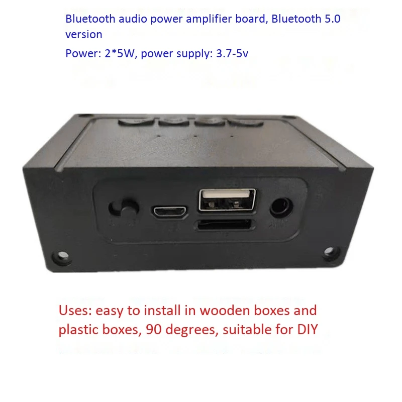 -MEOF MP3 فك مجلس ثنائي القناة 2X5W ملحقات الصوت وحدة بلوتوث لاسلكية 3.7-5 فولت