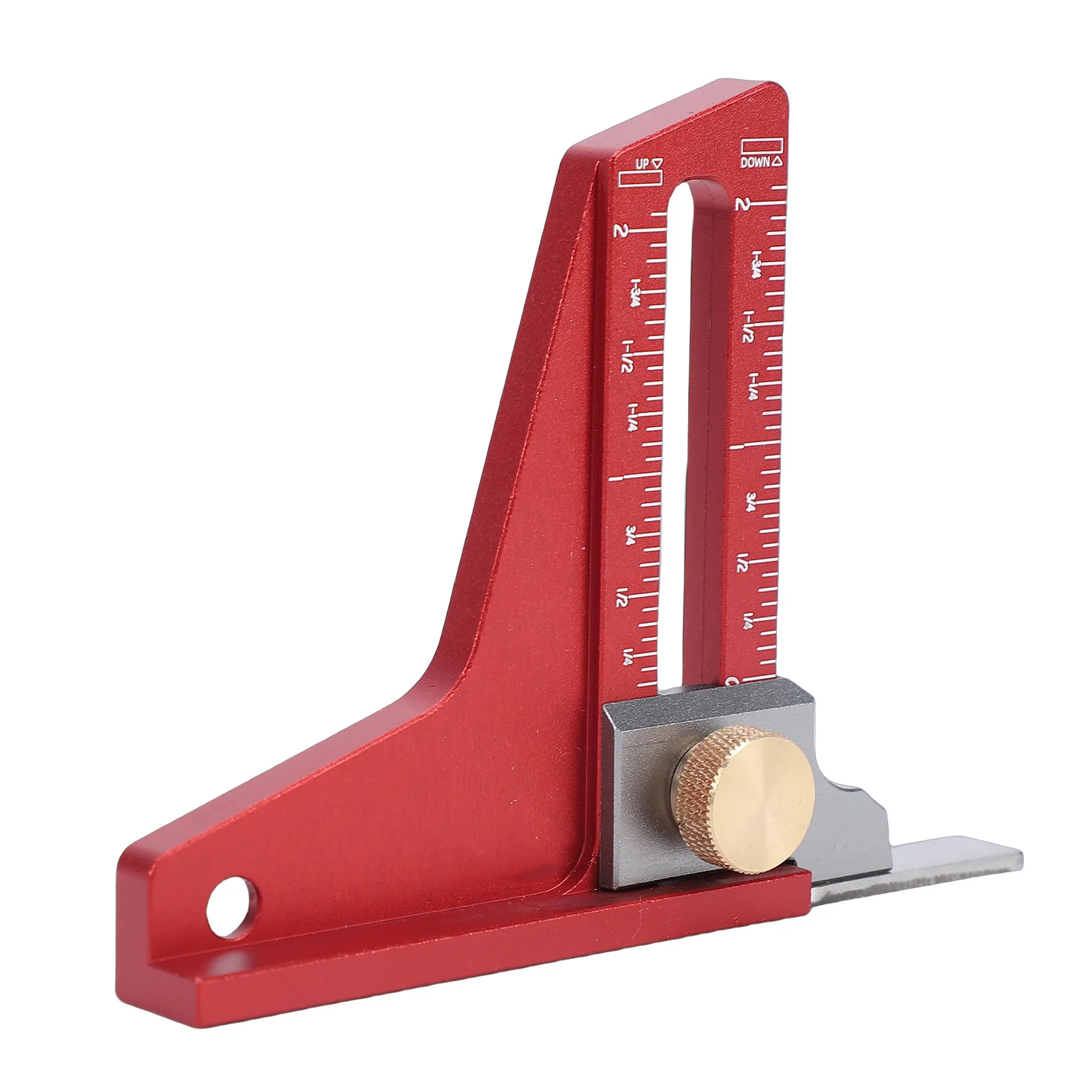 Table Saw Height Measuring Ruler Table Saw Height Gage Inch Measuring Ruler Home Woodworking Height Measurement Tool with Magnet