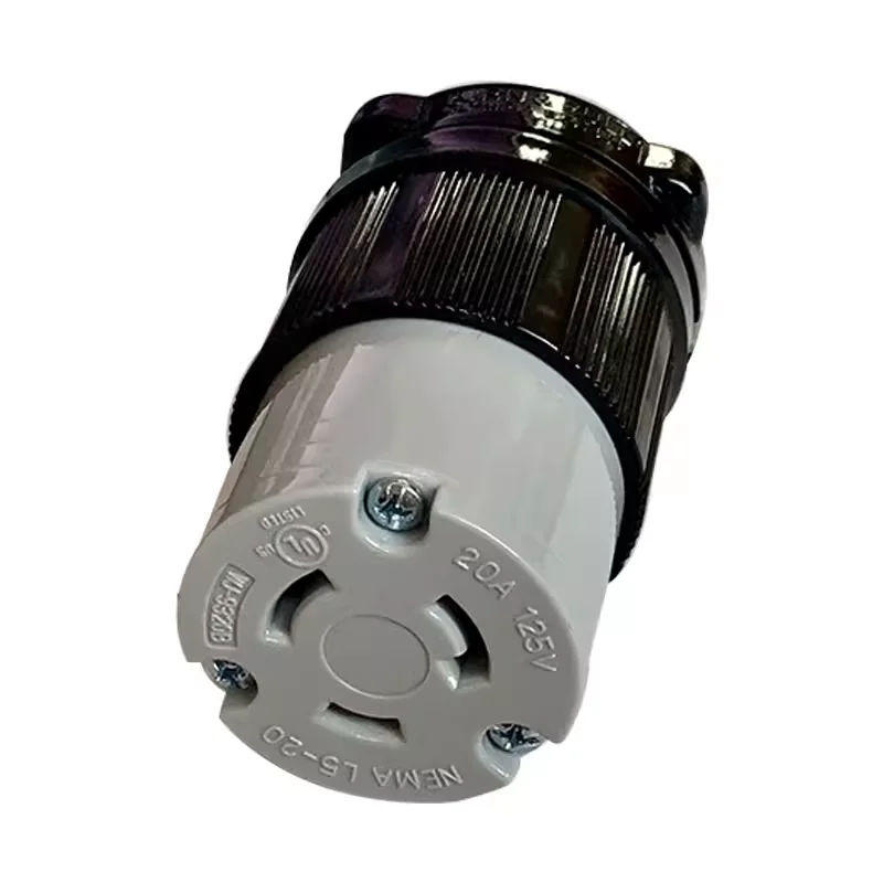 NEMA female 20A 125V L5-20C connector 3-hole WJ-9320B Assembly DIY plug