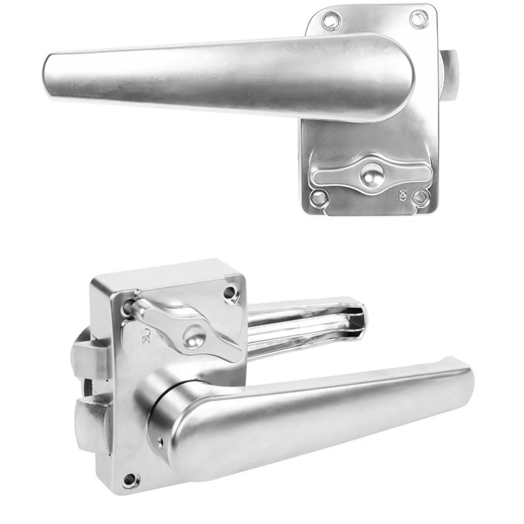 Door Lock Caravans Refit Toilet Latch Handle Safety Furniture Hardware Black Reverse Accessories Repairing Parts