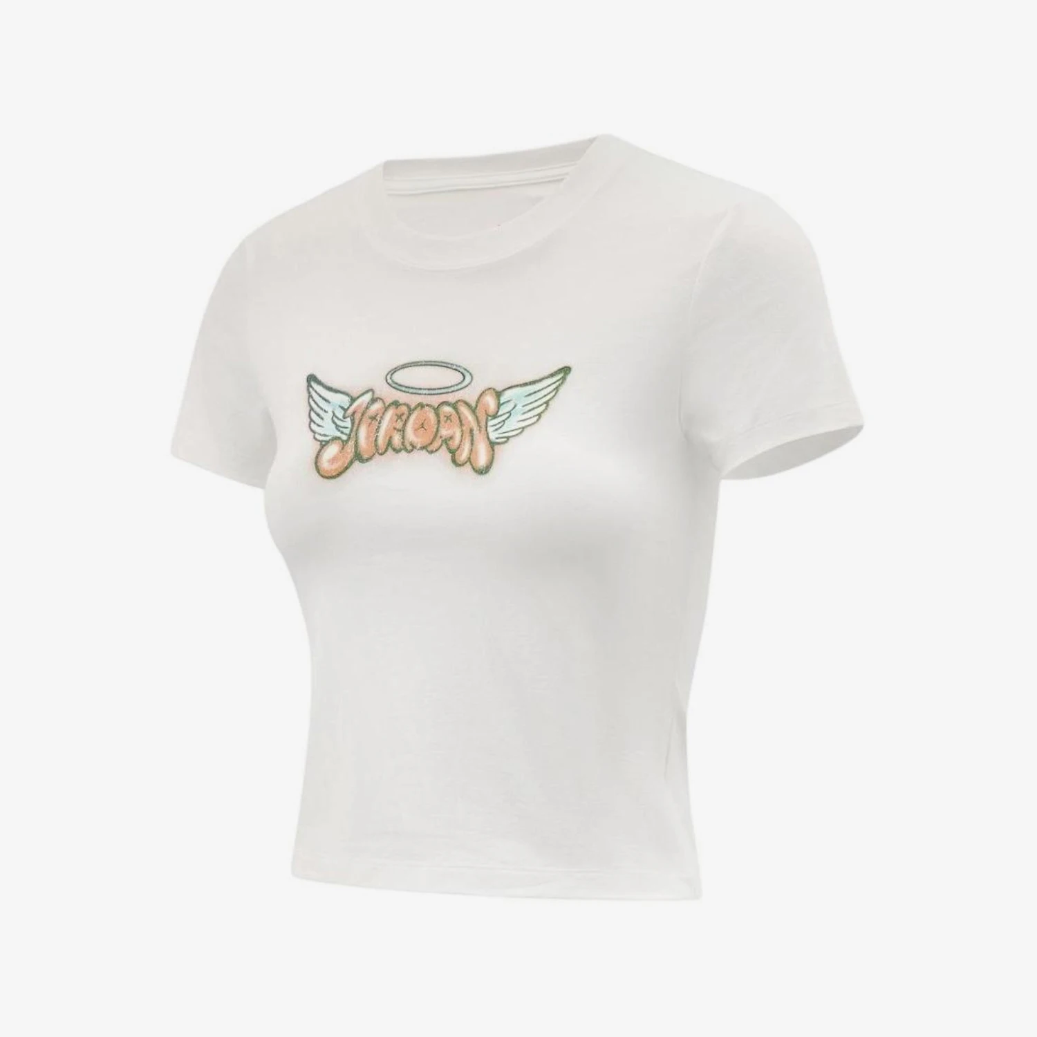Nike genuine Jordan women's round neck letter printed pullover short sleeved T-shirt IM7149-100