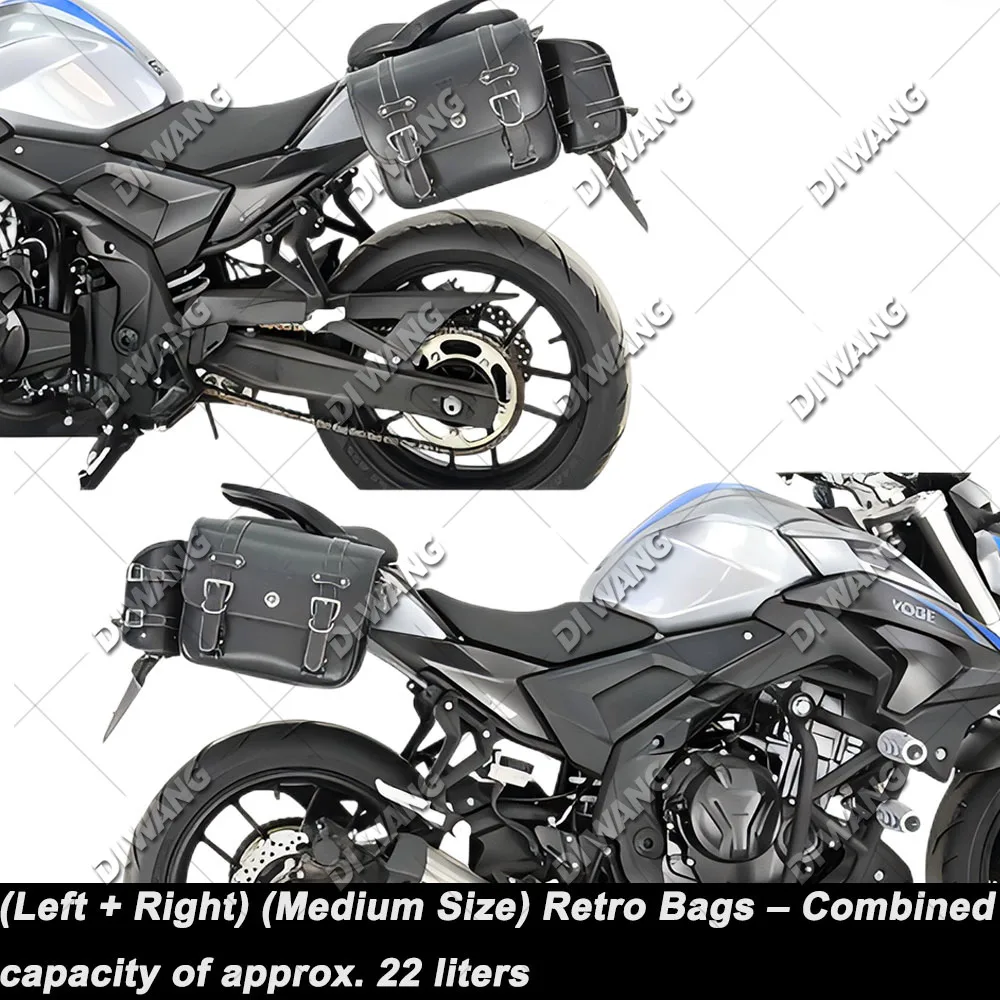 Motorcycle Retro Side Bag For VOGE 500R Waterproof Side Pannier Helmet Bag Quick Release Special Modified Accessories