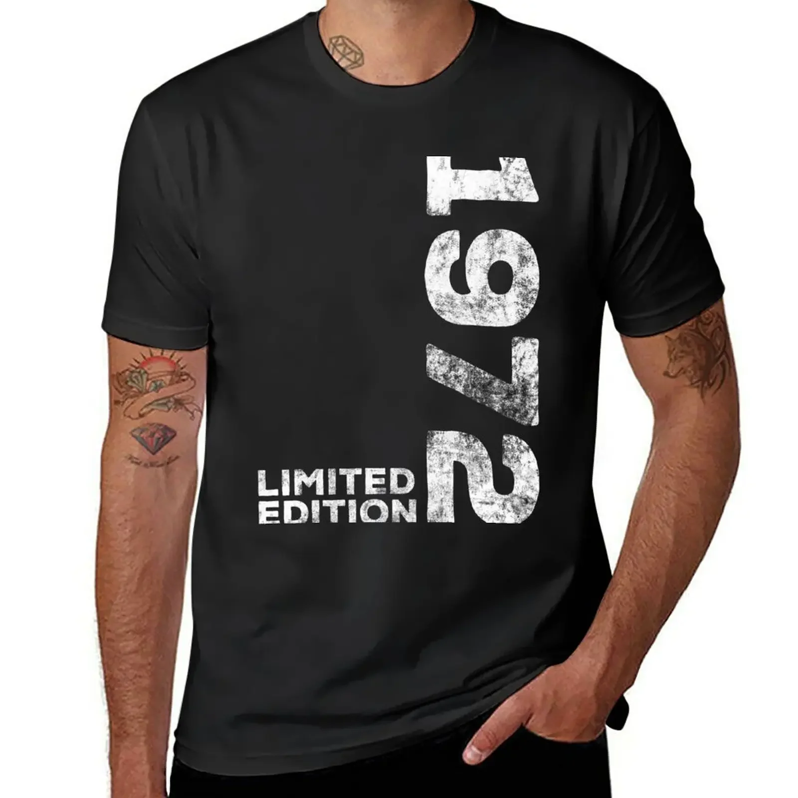 

50th Birthday 50 Years 1972 / Vinatge 1972 Limited Edition T-Shirt vintage aesthetic clothes men workout shirt