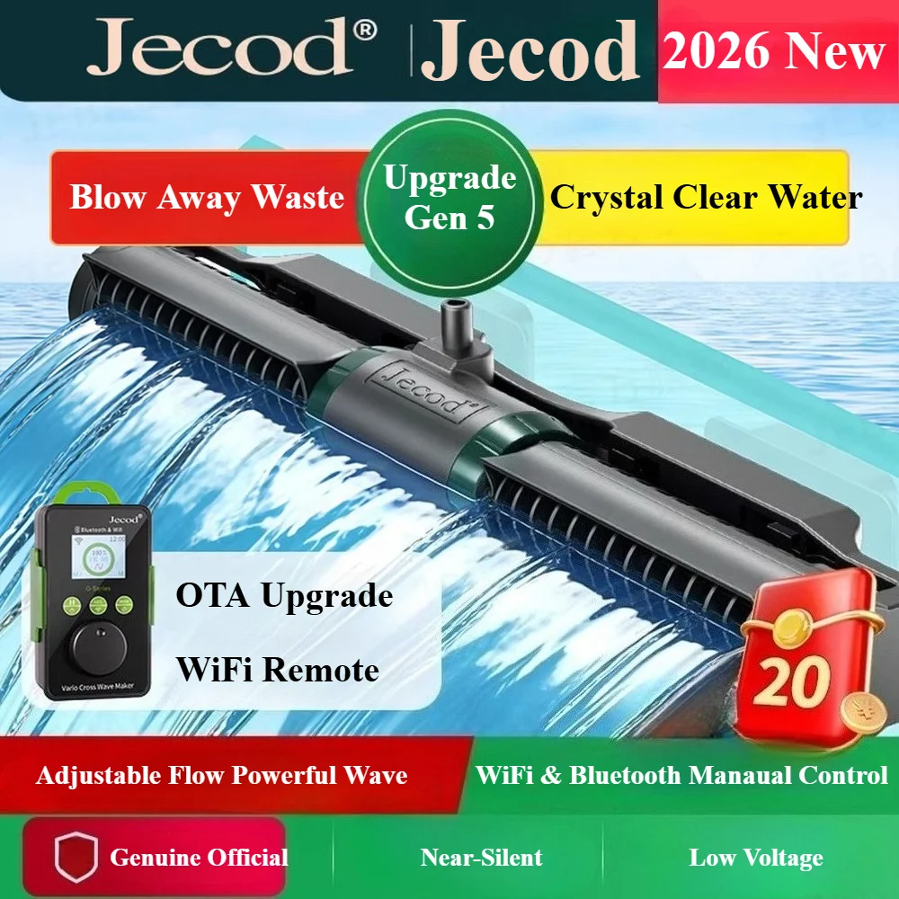 2026 New Jebao Jecod Aquarium Vario Flow Water Pump GCPSeries Bluetooth APP Manual Controlled Coral Reef Fish Tank
