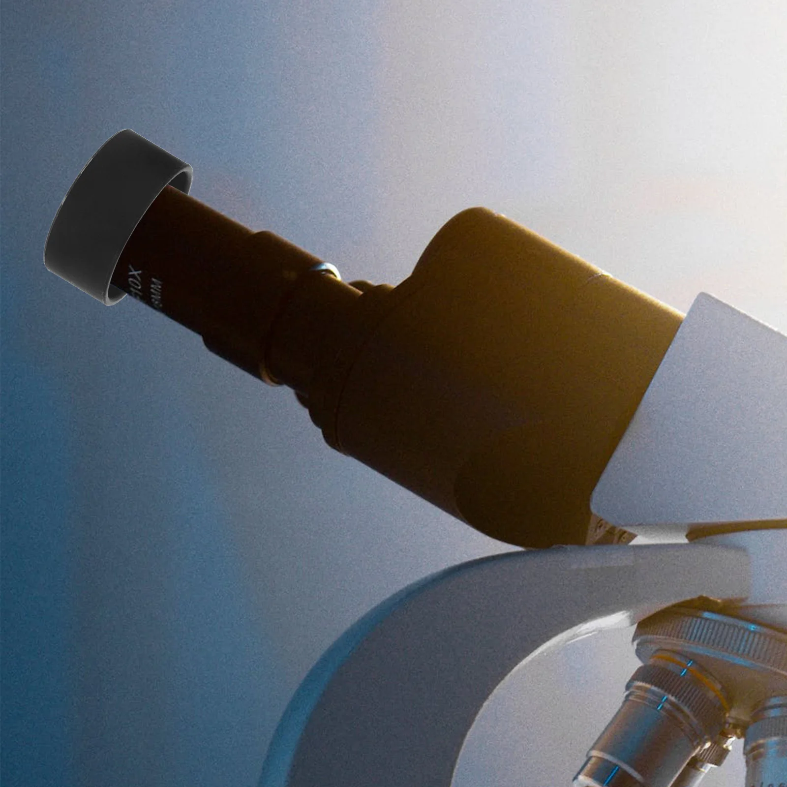 

2Pcs Microscope Eyepiece Guard Rubber Cups Improve Clarity Focus Shield Eyes from Elements Microscope Eyepiece Cover