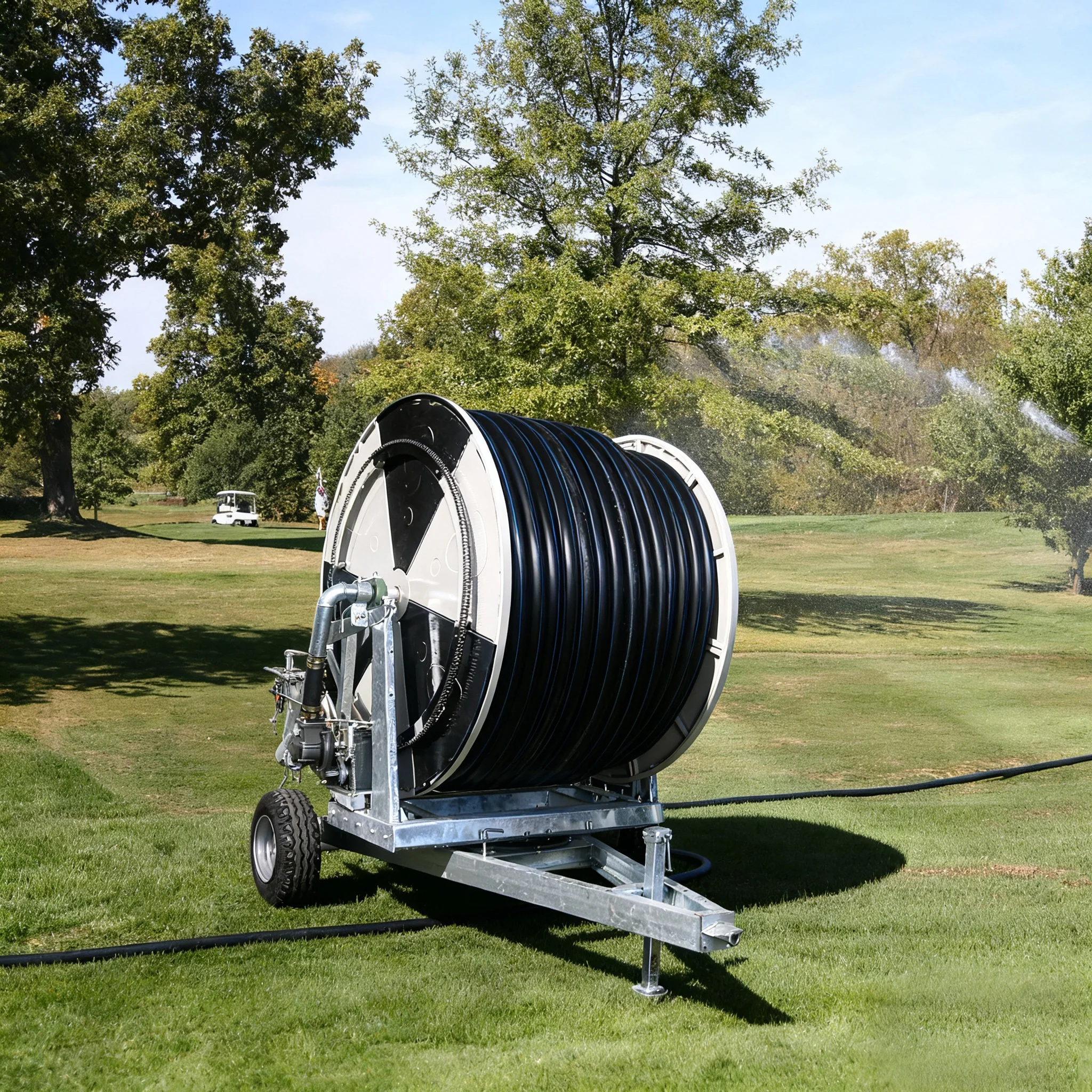 JP90-400 High efficiency energy saving hose reel irrigator agricultural irrigation system drip irrigation system