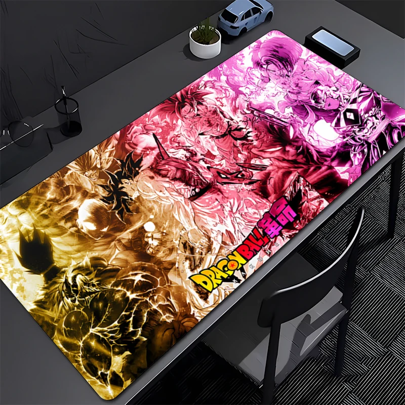 Gaming Mouse Pad Dragon Ball Accessories Office Gamer Keyboard Desk Mat Non-Slip Laptop ground mat Large PC game Anime Mousepad
