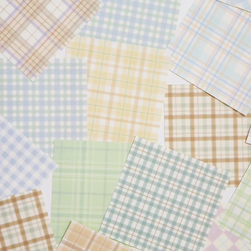 

200 листов бумаги для заметок серии Grid Sweet Pie, эстетичный материал для скрапбукинга, школьные и офисные принадлежности