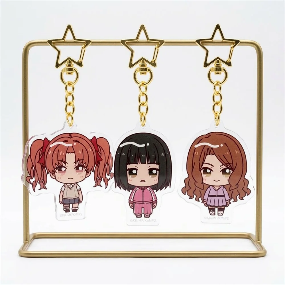 6CM A Certain Scientific RailgunAcrylic Keychain Stand Model Cosplay Characters Ornament Accessories Goods Collection Gifts